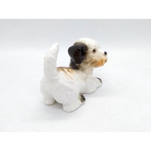Vintage Enesco cute playful terrier glazed figurine 3" - Picture 9 of 12